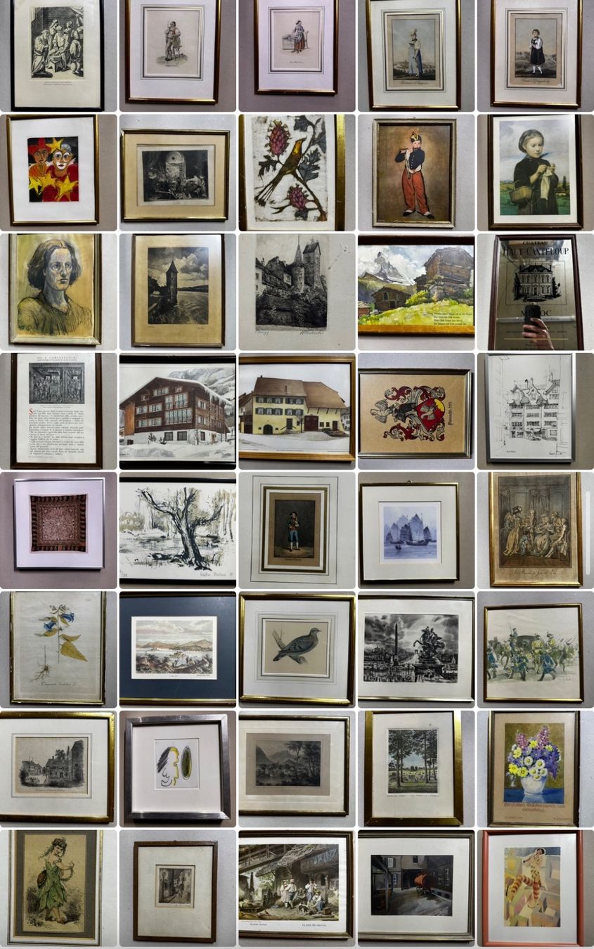 Tableaux: 4000 Bilder ca Sammlung aus Nachlass – D'occasion à Regensdorf par mat_yyd9 4