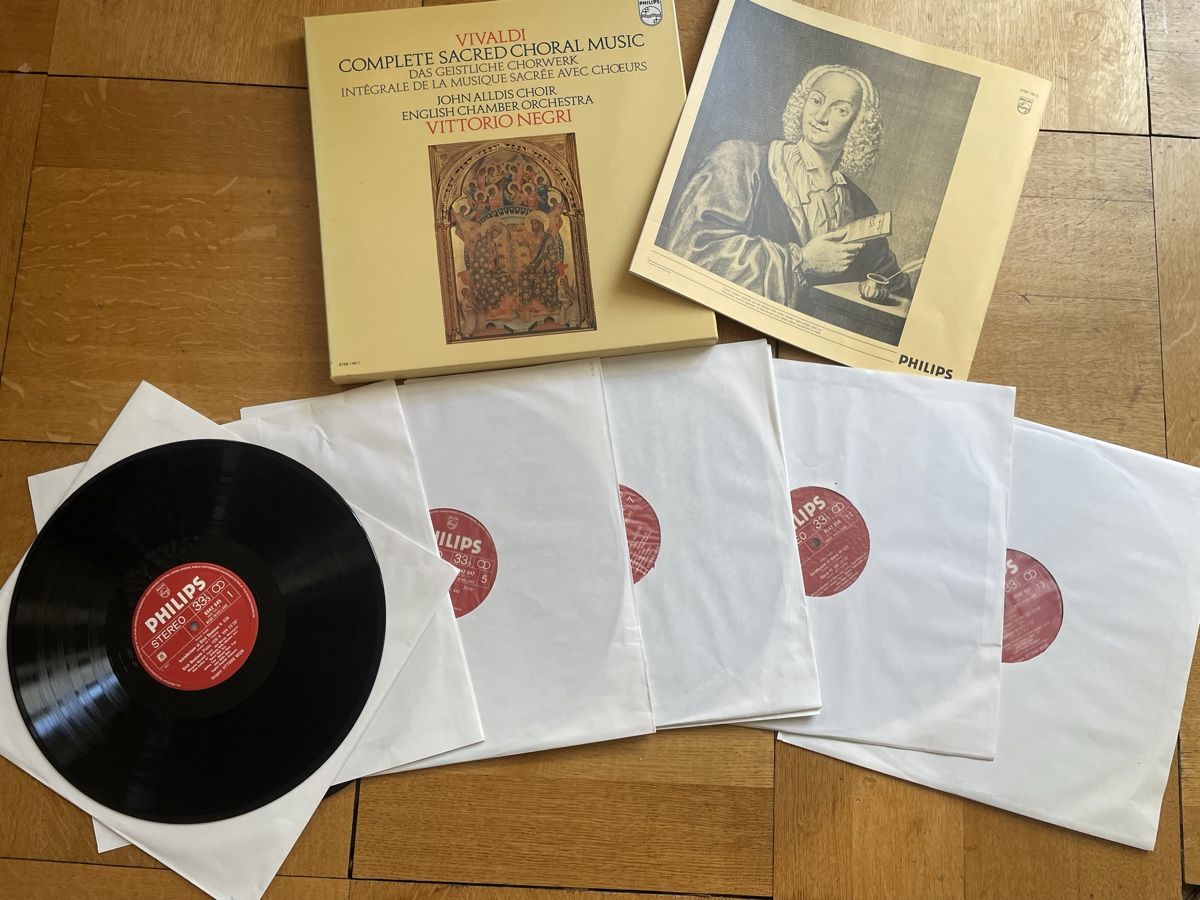 Dischi in vinile: Vivaldi Complete sacred choral music – Usato da Chexbres venduto da pierre06 3