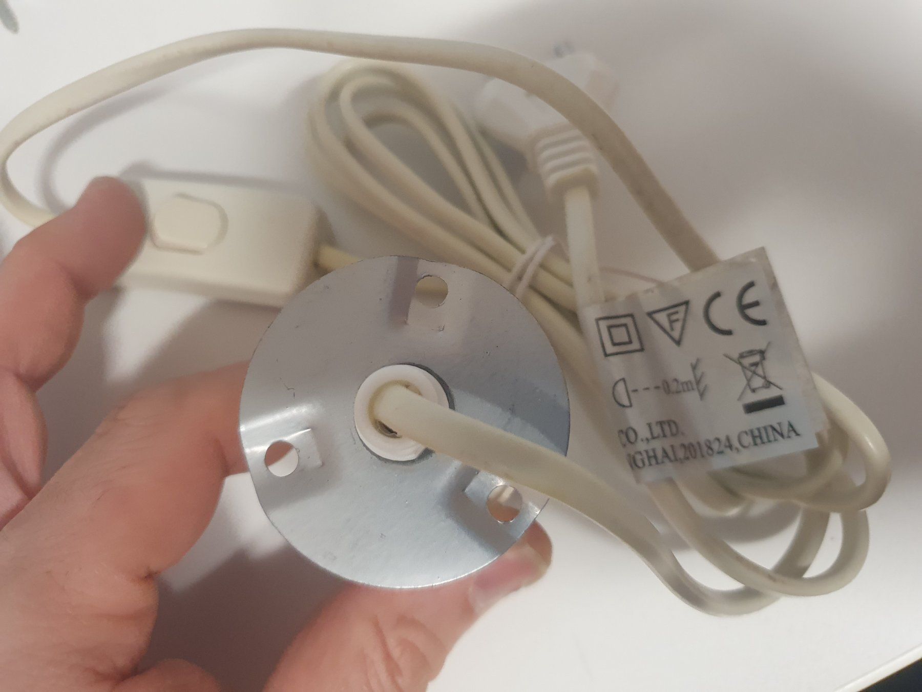 Interruttori: Weisse Lampenfassung E14 mit Schalter und Stecker – Usato da Zürich venduto da eymen20 3
