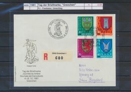 1981 Tag der Briefmarke, "Grenchen", Umschlag