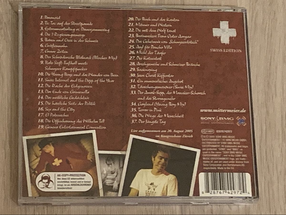 CDs: Michael Mittermeier is PARANOID EXPLICIT SWISS EDITION CD – Gebraucht aus Nunningen von silvermoon68 1