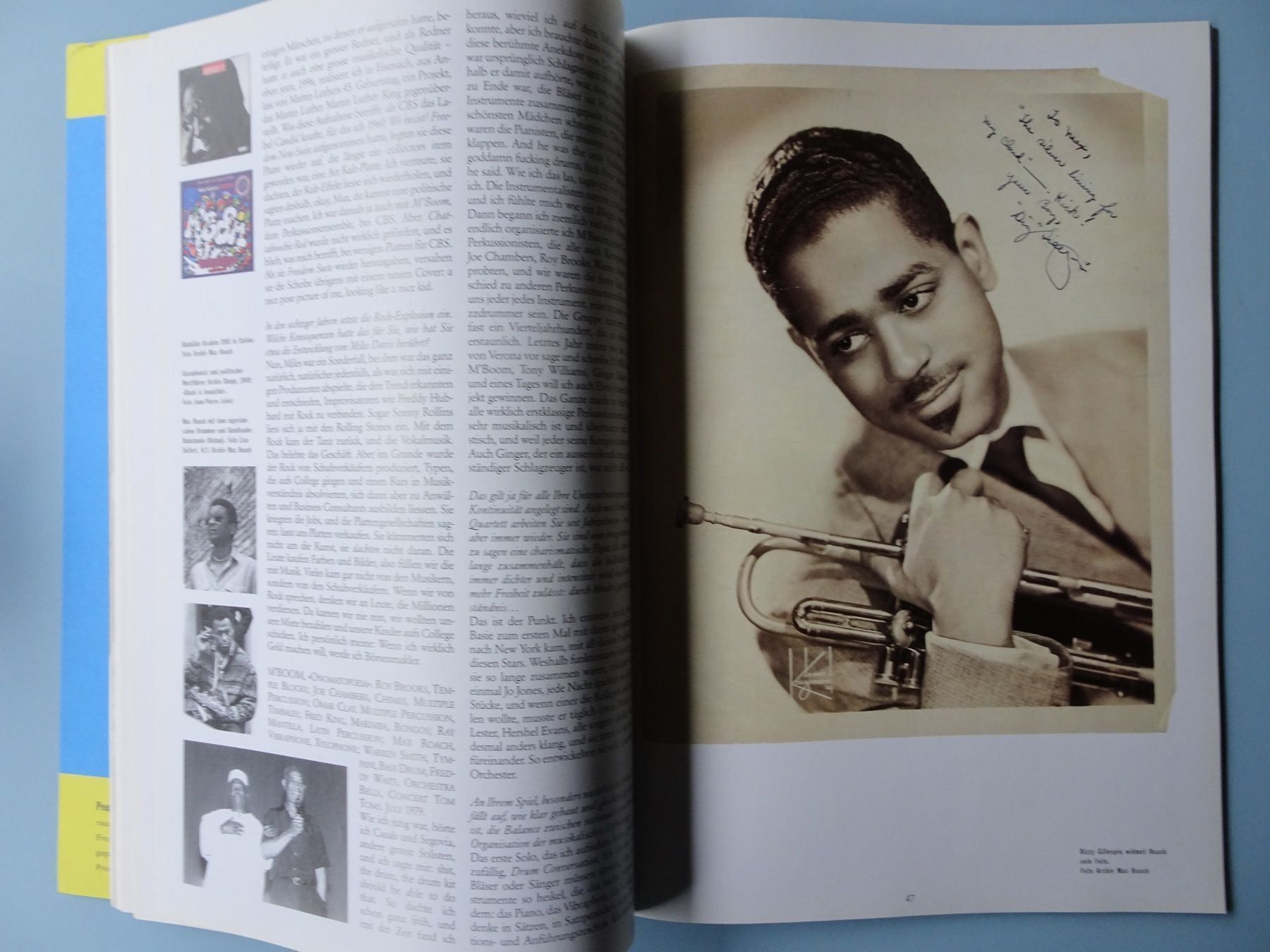 Libri: DU:  Max Roach. Das Schlagzeug. – Usato da Basel venduto da Kornblumen 5