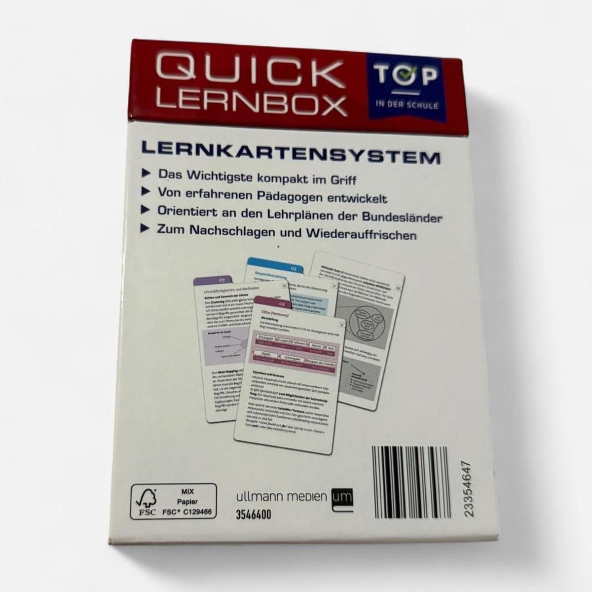 Sonstiger Schulbedarf: Quick Lernbox English class 11-13, 250 flashcards – Neu und originalverpackt aus Basel von 1moonstar 5