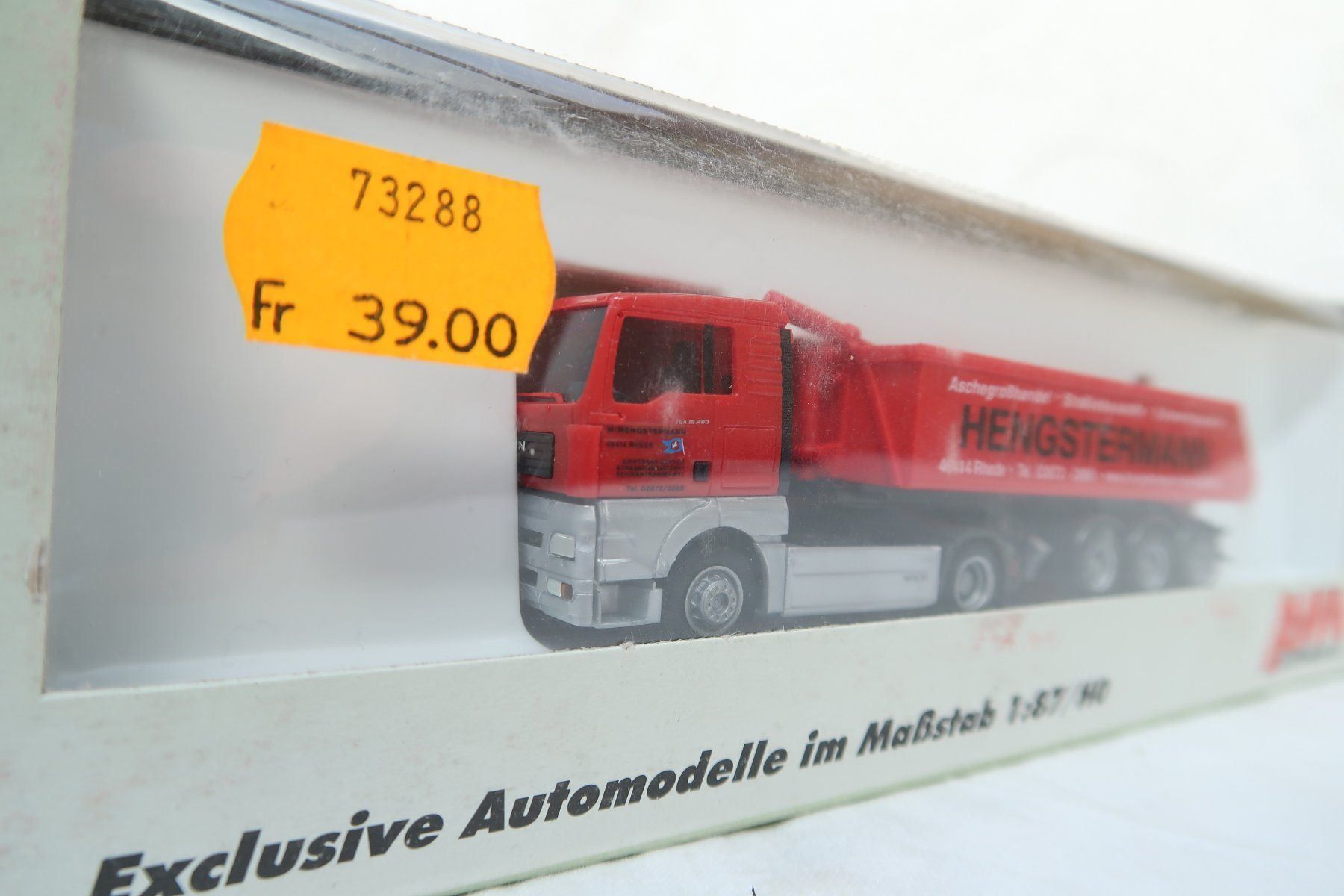 Herpa Modellautos: AWM / Herpa MAN Sattelzug "Hengstermann" – Neu und originalverpackt aus Muttenz von Laeckerlihamschter 1