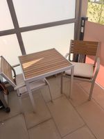Balkon-/Gartenmöbel-Set – Tisch mit 2 Stühlen