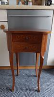 Nachttisch / Beistelltisch aus Holz mit 2 Schubladen