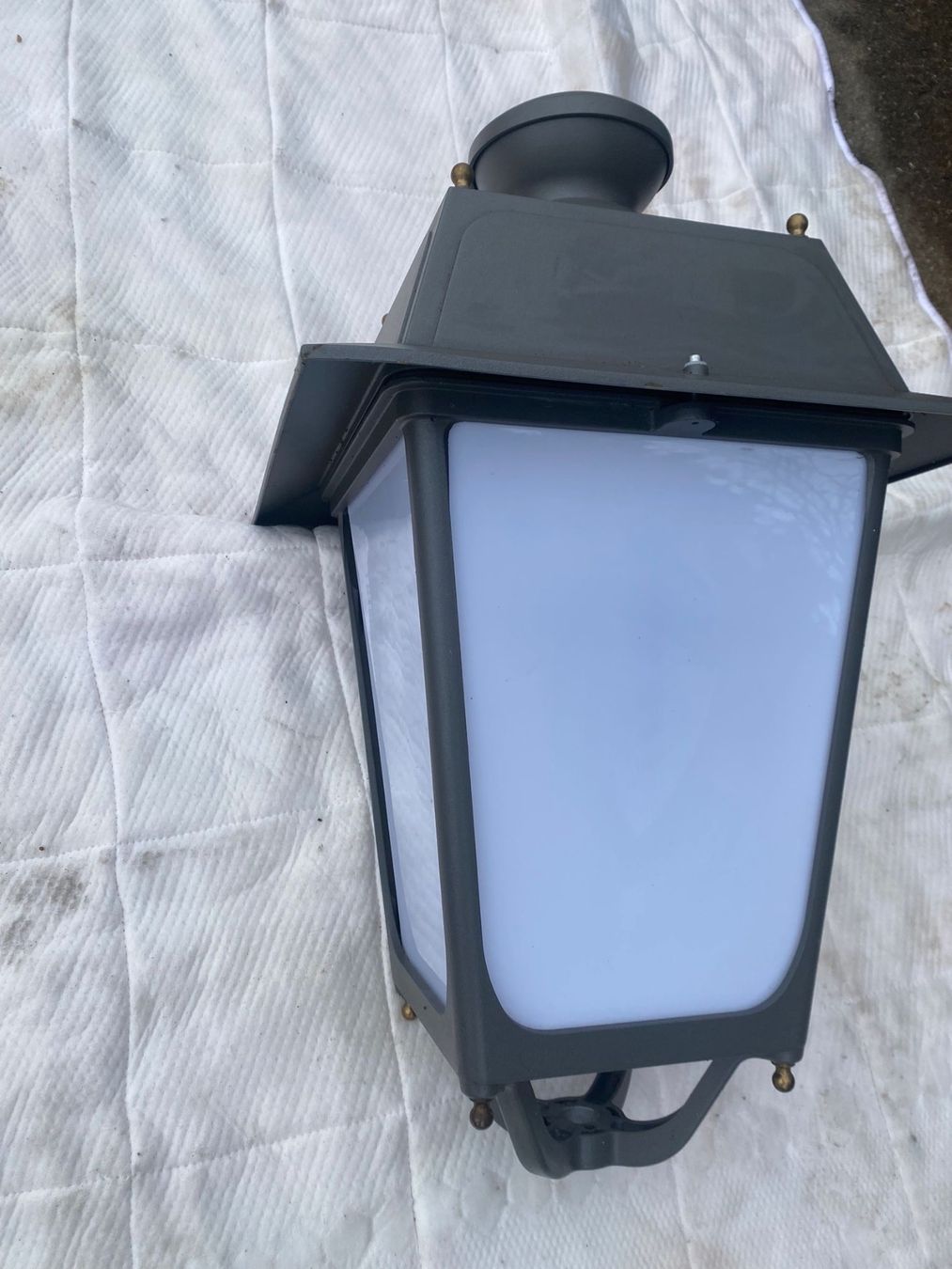 Lampen: Strassenlaterne 76x45cm, neuwertig anthrazit Grau – Neu (gemäss Beschreibung) aus Seon von Sock21 1