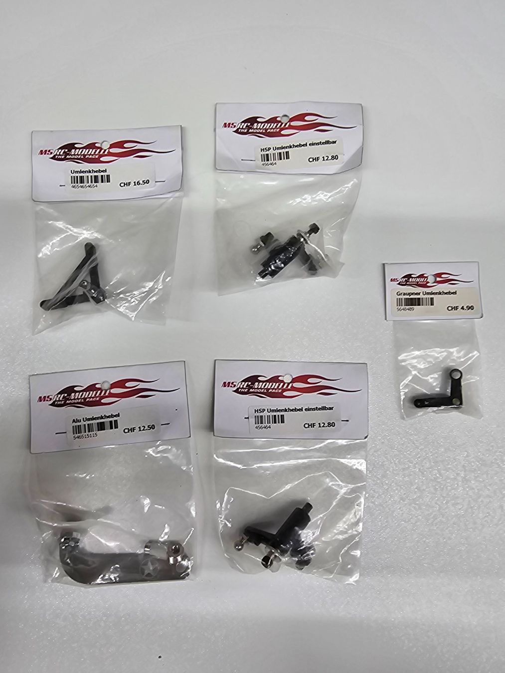 RC Kits de montage: Diverse Umlenkhebel 5stk. – Neuf avec emballage d'origine à Rüti ZH par Madeira14