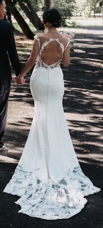 Wunderschönes Brautkleid, Gr. 36/38, fit & flare, Spitze ✨