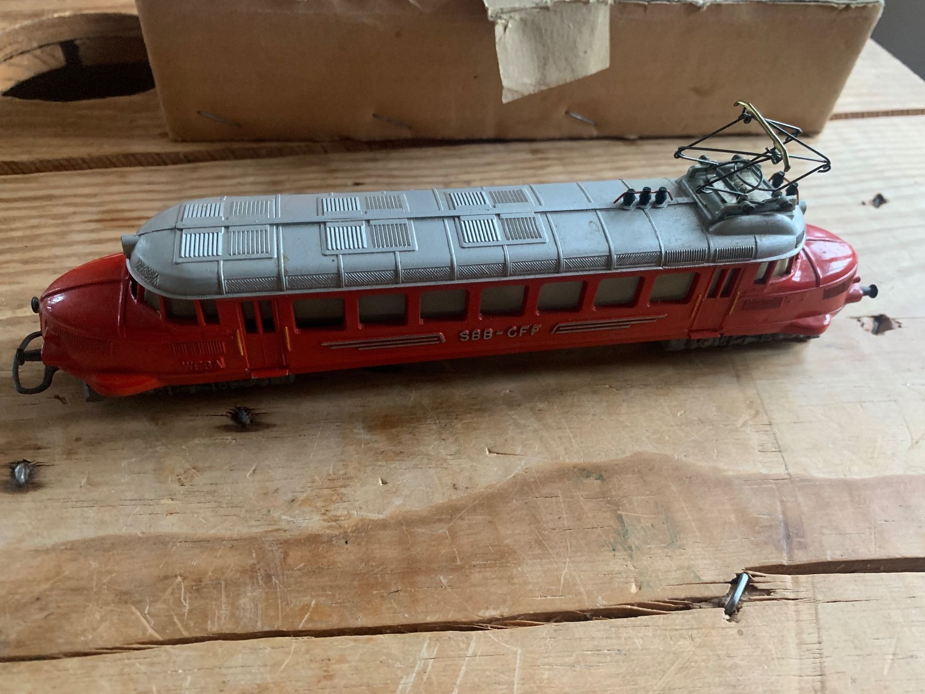 Wesa Modellini di ferrovie: WESA Roter Pfeil – Usato da Bibern SO venduto da wecafra 3