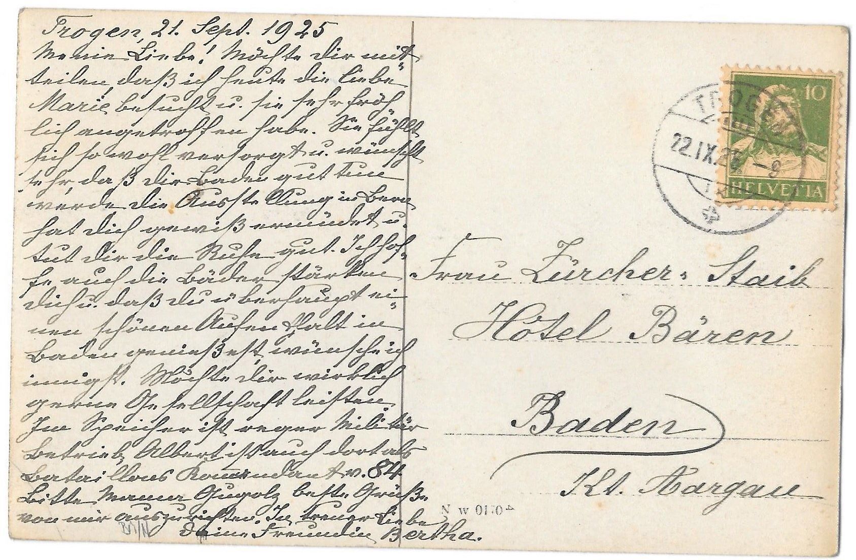 Cartes postales: Trogen Teilpartie – D'occasion à Olten par clotaldi 1