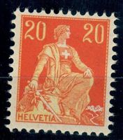 CH - Helvetia m. Schwert - SBK Nr. 108 **