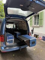 2x Camping Box mit Kocher