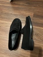 Elegante Tod‘s Loafer aus Wildleder, Schwarz, Grösse 6