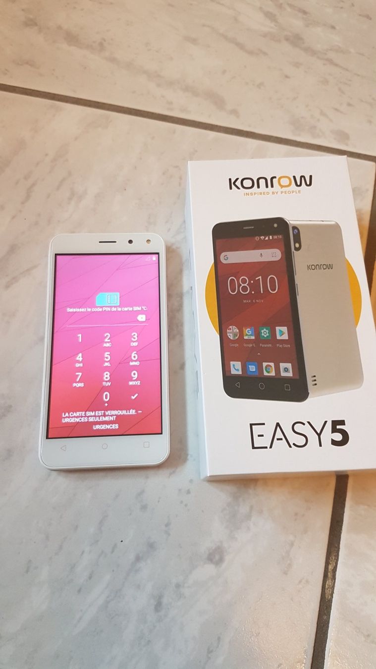 Handys / Smartphones: Smartphone  Konrow easy 5 – Gebraucht aus PORRENTRUY von tin_ff6p