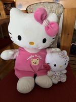 Hello Kitty Stofftier, 2 Stück  HxB ca. 42x26cm und 17x13cm