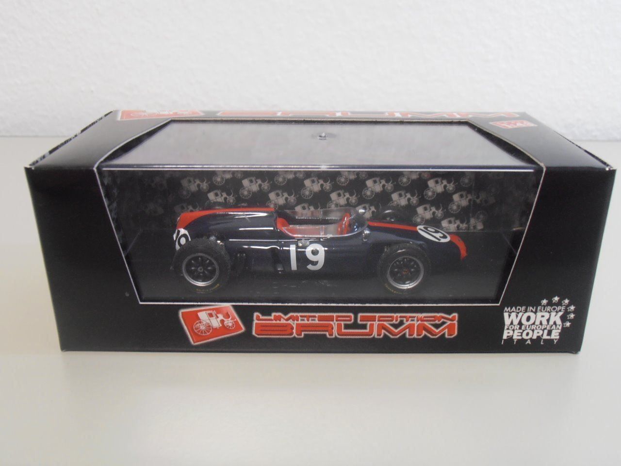 Cooper Modellini d'auto: Cooper T53 , G.P. Germania 1961 , 1:43 – Nuovo e nell'imballaggio originale da Goldach venduto da Feivel9
