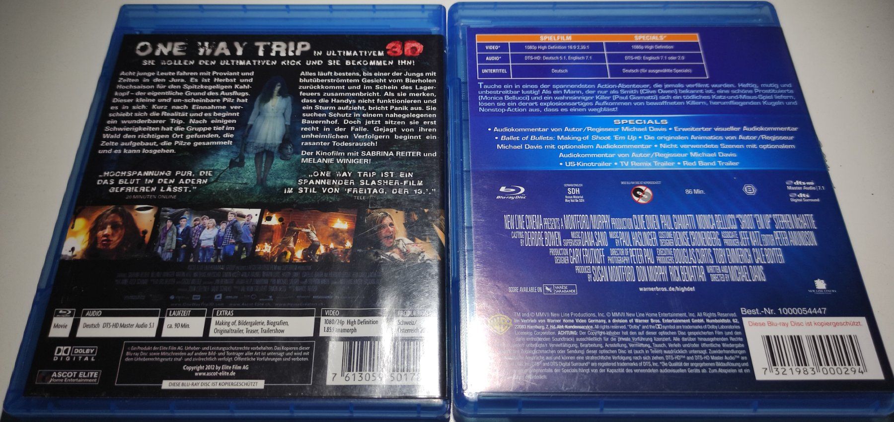 Alle DVDs: Action/Horror Collection 4x Blueray Disc – Gebraucht aus Baar von Maxlee75 2