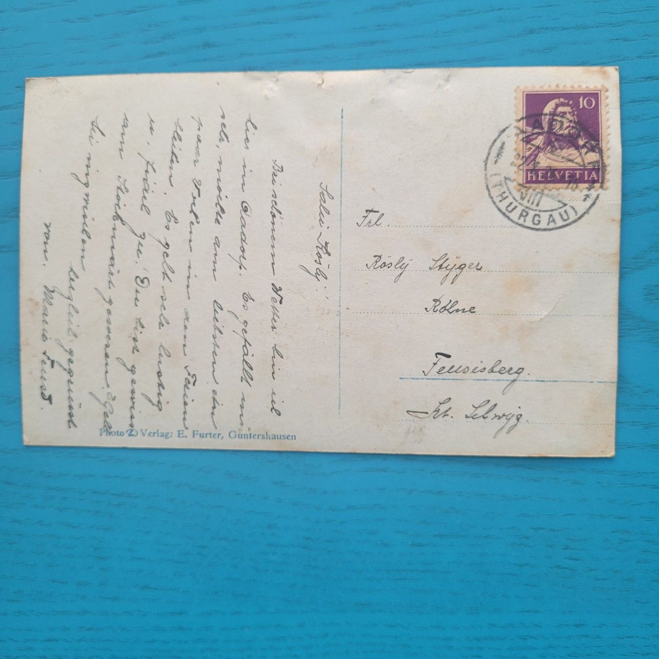 Cartoline postali: Aadorf – Usato da SCHÜBELBACH venduto da CoKaHa 1