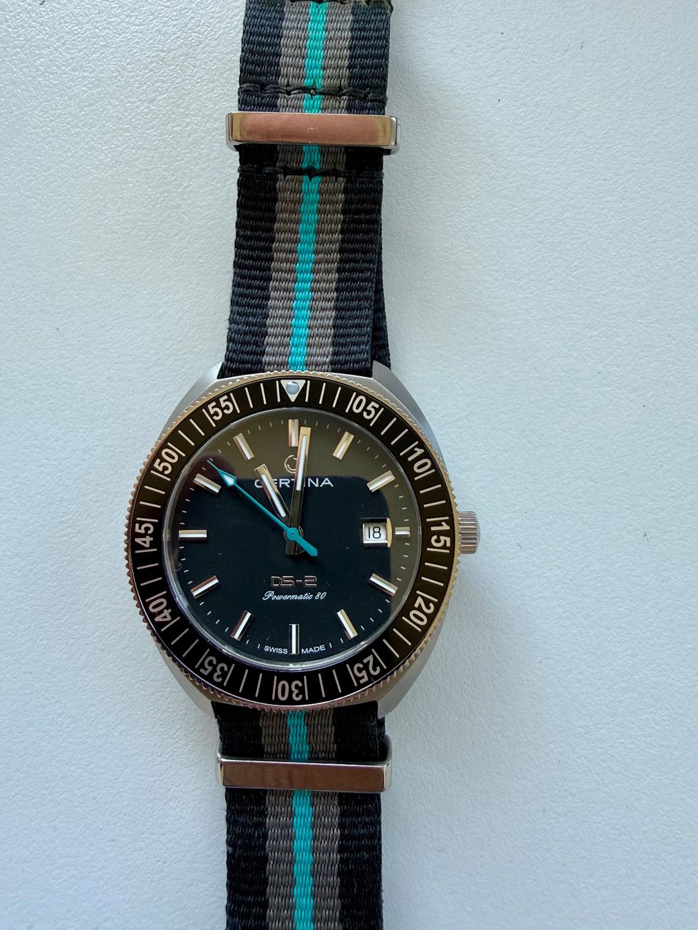 Certina Orologi: DS-2 TURNING BEZEL SEA TURTLE CONSERVANCY - Top Zustand – Usato da Uetikon am See venduto da Siddhartha72