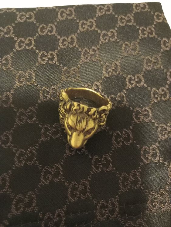 Gucci bague a tete de lion Acheter sur Ricardo