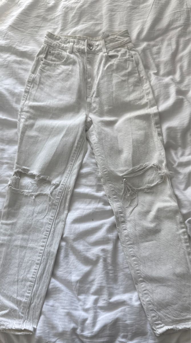 Zara Jeans: Weisse Jeans – Usato da Kappel SO venduto da fus_5ynp