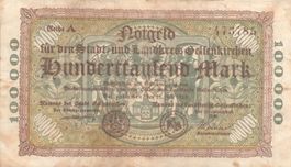 Gelsenkirchen 100000 Mark 21.08.1923 SS++-VZ Reihe A