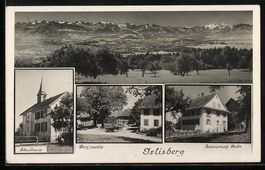 Islisberg, Restaurant Stutz, Schule, Ort
