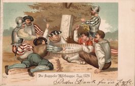 Ansichtskarte Kappel Milchsuppe Juni 1529, gel. Luzern 1899
