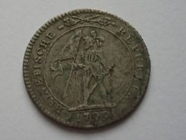 Helvetische Republik: 5 Batzen 1799 S