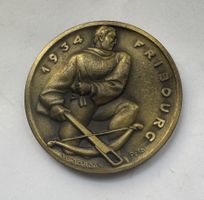1934 Schützenmedaille Fribourg Bronze