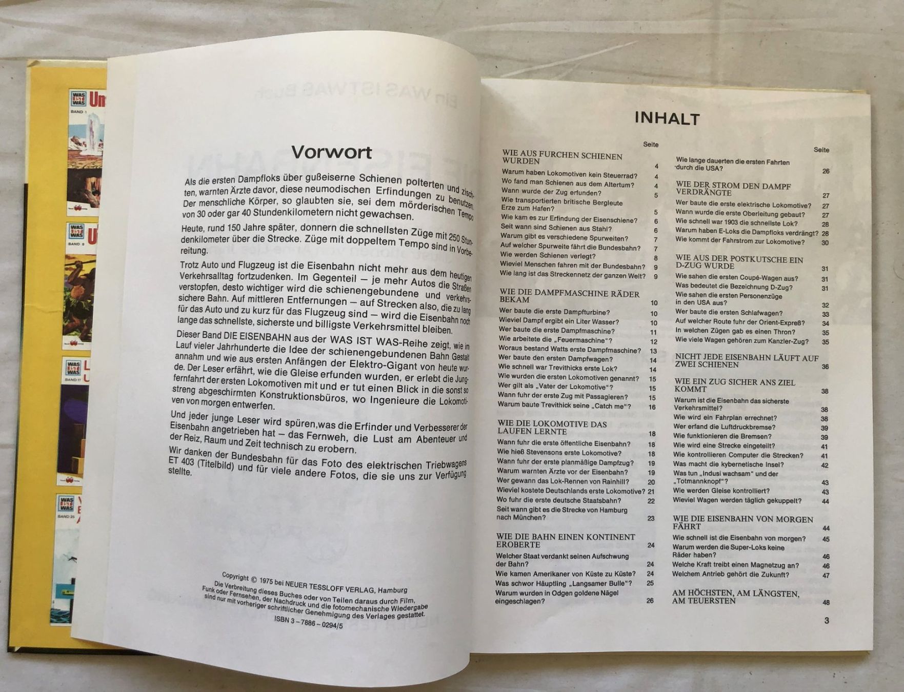 Libri: WAS IST WAS - Band 54 - Die Eisenbahn – Usato da Schaffhausen venduto da durruti 2