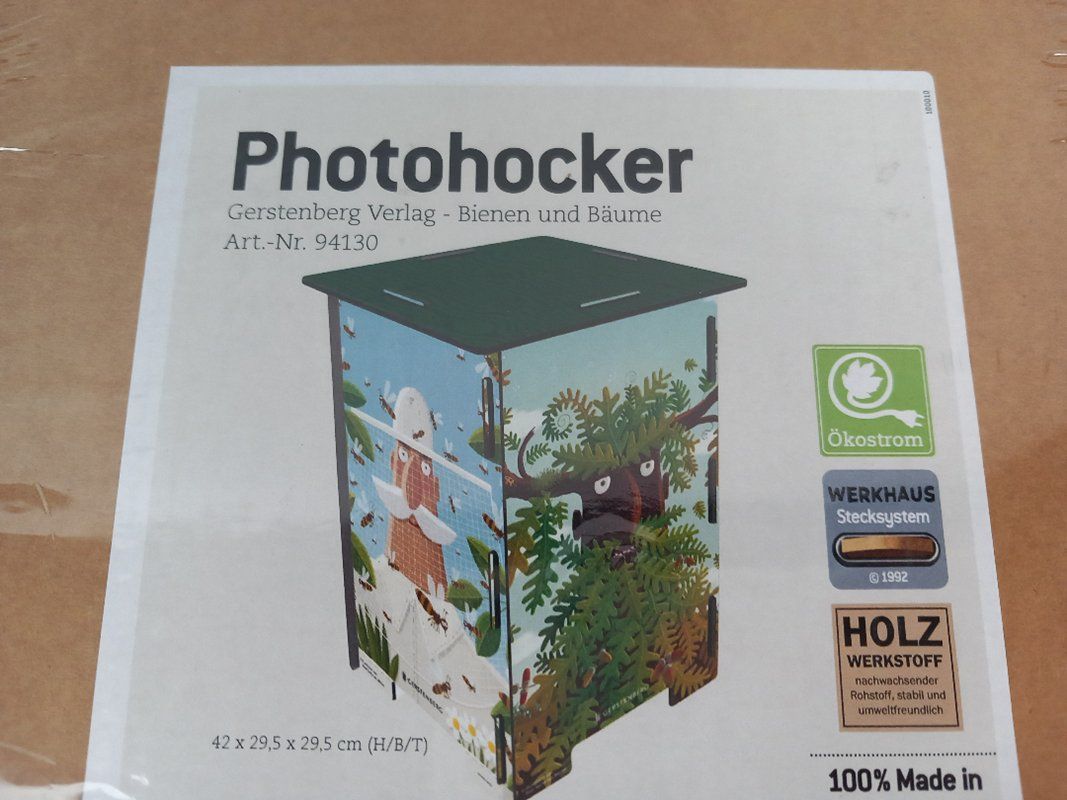 Sgabelli: WERKHAUS Photohocker Bienen & Bäume – Nuovo e nell'imballaggio originale da Hünenberg venduto da Restwert_Zug