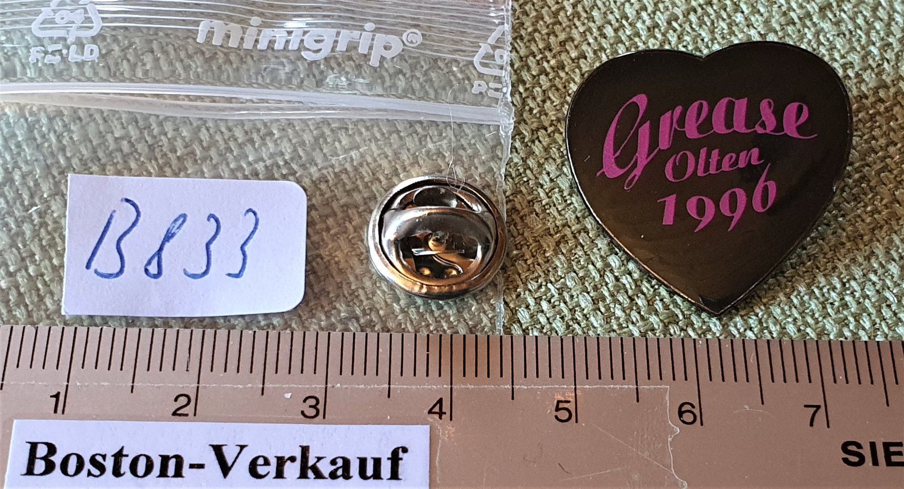 Plaquettes & Badges: B833 - Pin Grease Olten 1996 Schweiz – D'occasion à Reinach BL par Boston-Verkauf 2