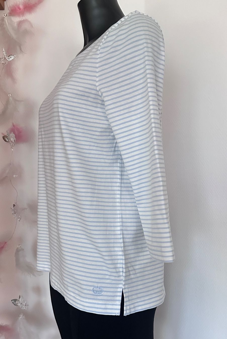 Gerry Weber Pullover & Sweatshirts: TOP 💜 Gr 42 GERRY WEBER Pullover hellblau weiss – Gebraucht aus Rickenbach b. Wil von sunneschii_ 3