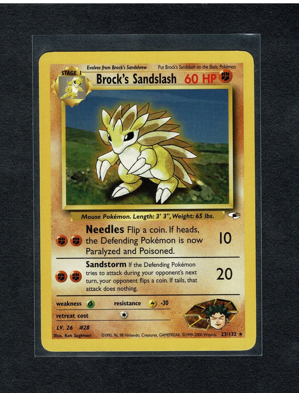 Pokémon Carte collezionabili: Brock's Sandslash - Gym Heroes – Usato da Giubiasco venduto da rude01