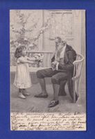 ENFANT - Petite fille et grand-papa