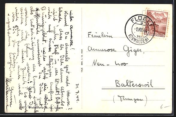 Cartes postales: Flüeli-Ranft, Hotel Nünalphorn mit Ber – D'occasion à Berlin par bartko-reher 1