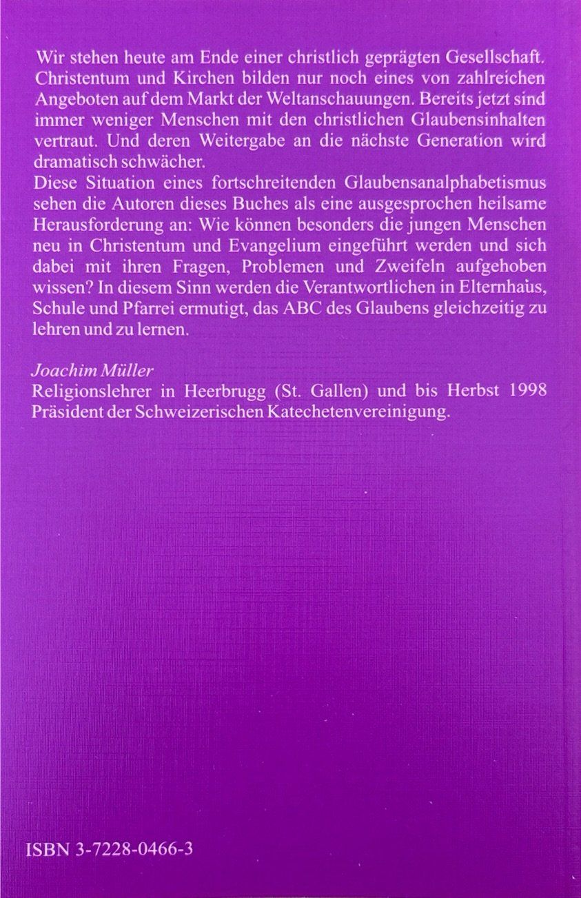 Libri: Das ABC des Glaubens – Nuovo (secondo la descrizione) da Sarnen venduto da Livres 1