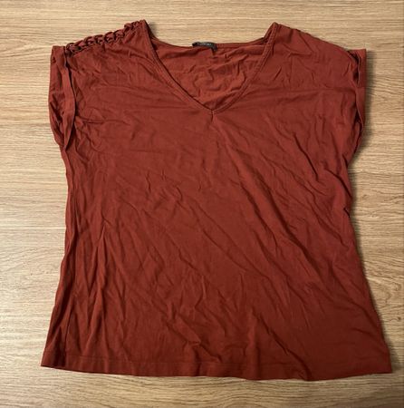 Schönes Shirt in rostrot / Terracotta / Sommer / Gr M