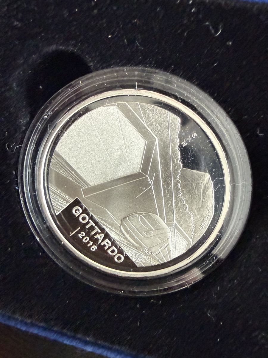 Tutti le monete: Gottardo 2016 20 Francs Silber Münze – Nuovo e nell'imballaggio originale da Goldach venduto da Messerguru 4