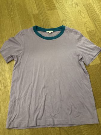 COS T-Shirt Lila/Türkis Gr. S Baumwolle - Top Zustand!