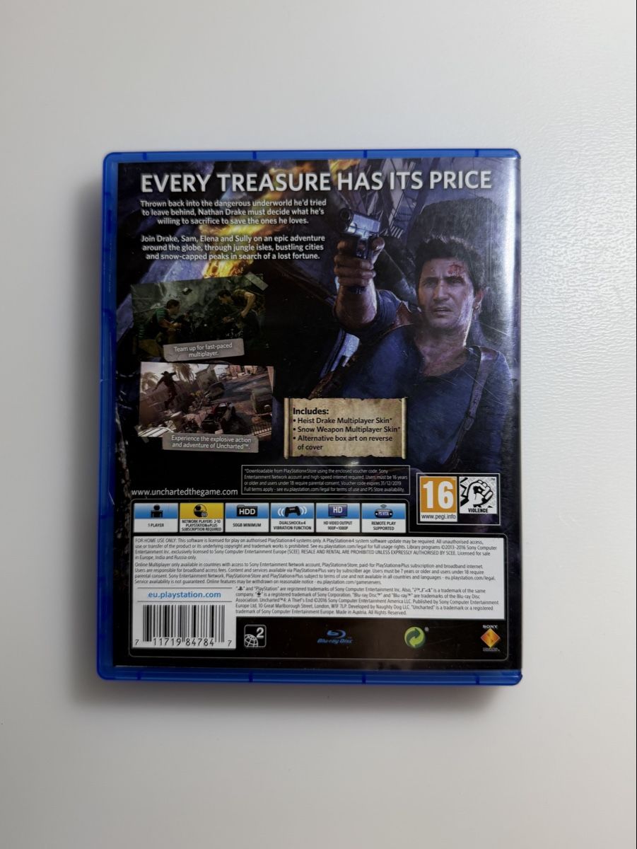 Sony Giochi: Uncharted 4 A Thief's End ps4 – Nuovo (secondo la descrizione) da Rolle venduto da dan_2607 2