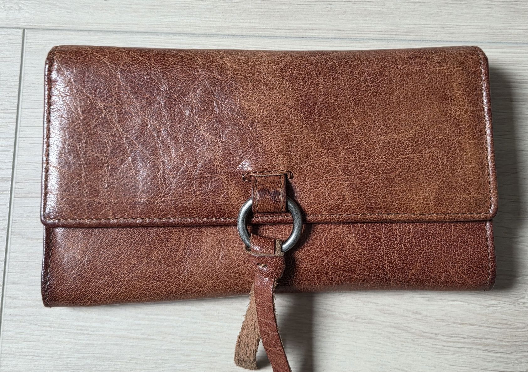 Brieftaschen: wunderschöne Geldbörse von Fortini, Echtleder – Gebraucht aus Grosshöchstetten von Dirue