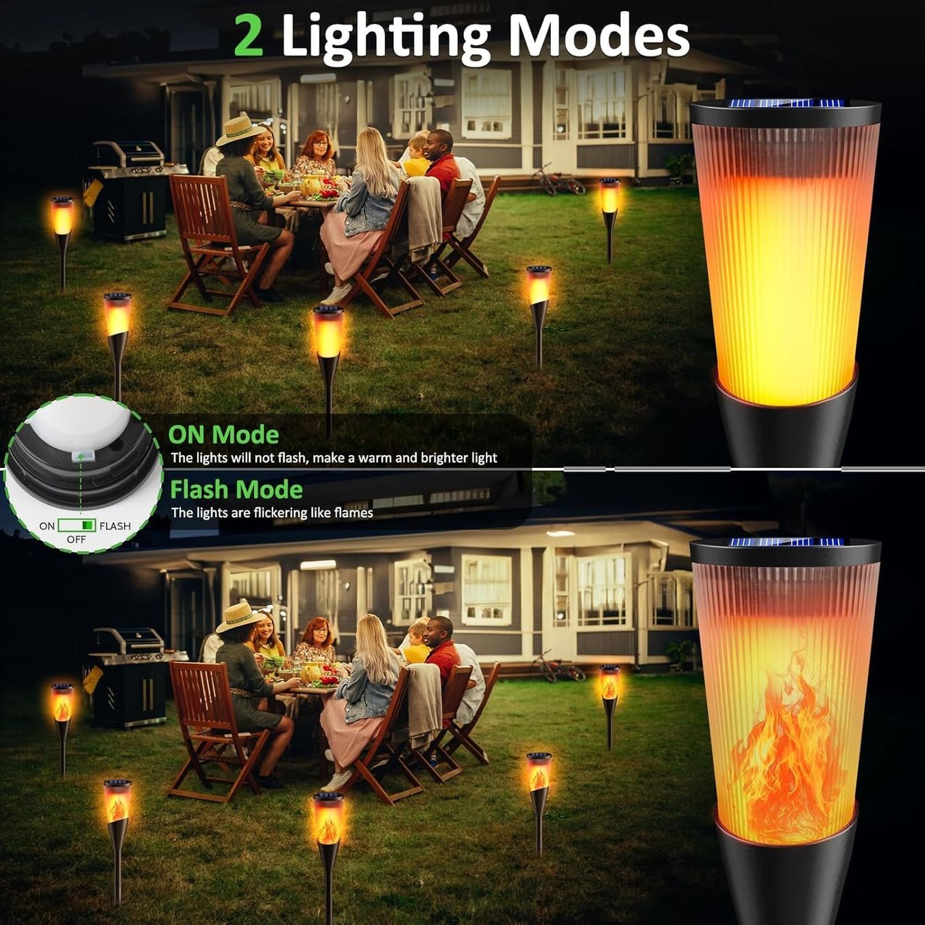 Lampade: 6x Solar Fackeln Flammeneffekt – Nuovo e nell'imballaggio originale da Nuglar venduto da SmartLiving24 3
