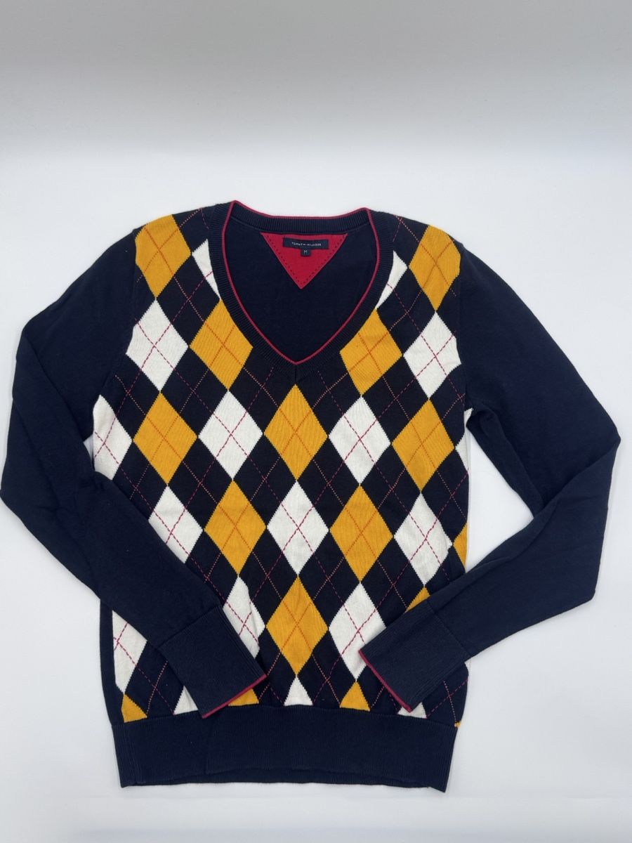 Tommy Hilfiger Maglioni & Felpe: Tommy Hilfiger Argyle Pullover, Grösse M - Top Zustand – Nuovo (secondo la descrizione) da Arnegg venduto da PascalHelfenberger