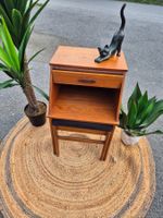 Meuble banc de téléphone Vintage "Chippy" teck années 1960