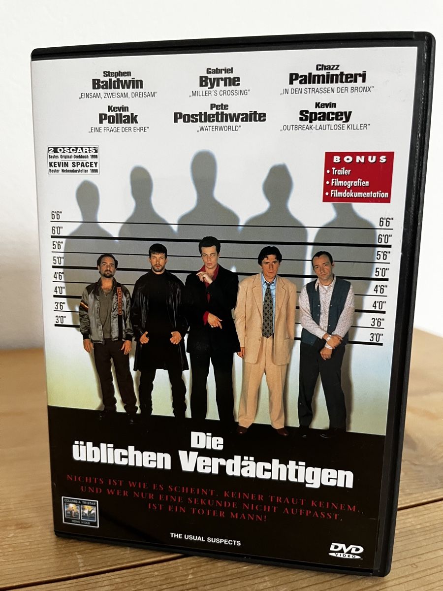 Tutti i DVDs: DVD Die üblichen Verdächtigen – Usato da Bassersdorf venduto da McRob00
