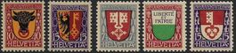 1918-1919 ** Kantons WAPPEN - SET hochwertig Top ab 1.-