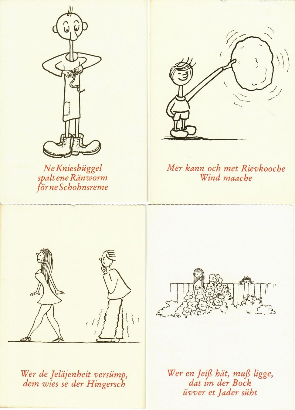 Cartes postales: Kölsche Sprichwörter – D'occasion à Hochdorf par Ziegel-16